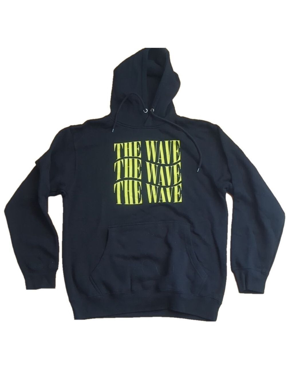 Fanjoy The Wave Pullover Hoodie Sweatshirt Black Medium